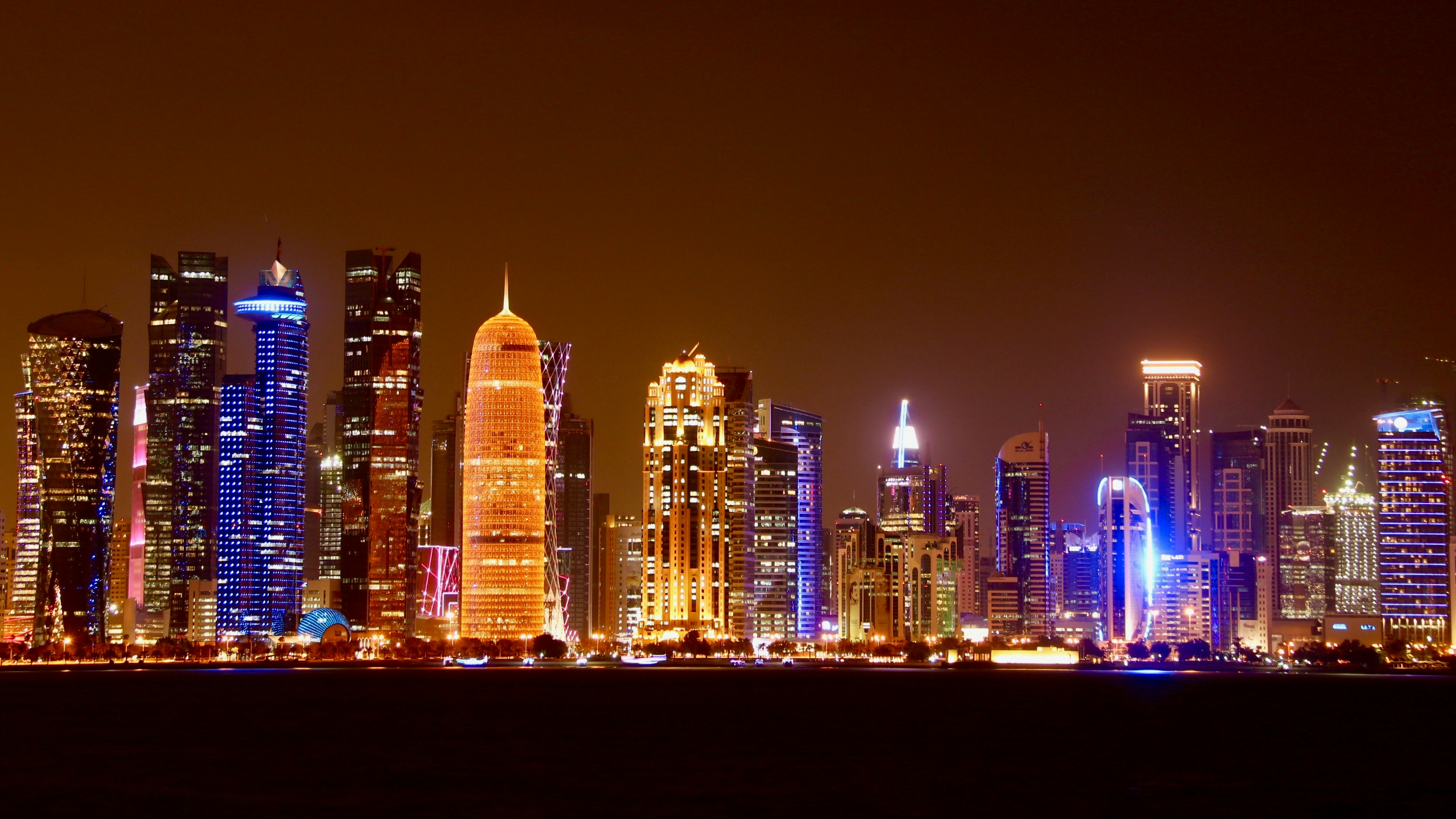 Qatar skyline for F1 Grand Prix